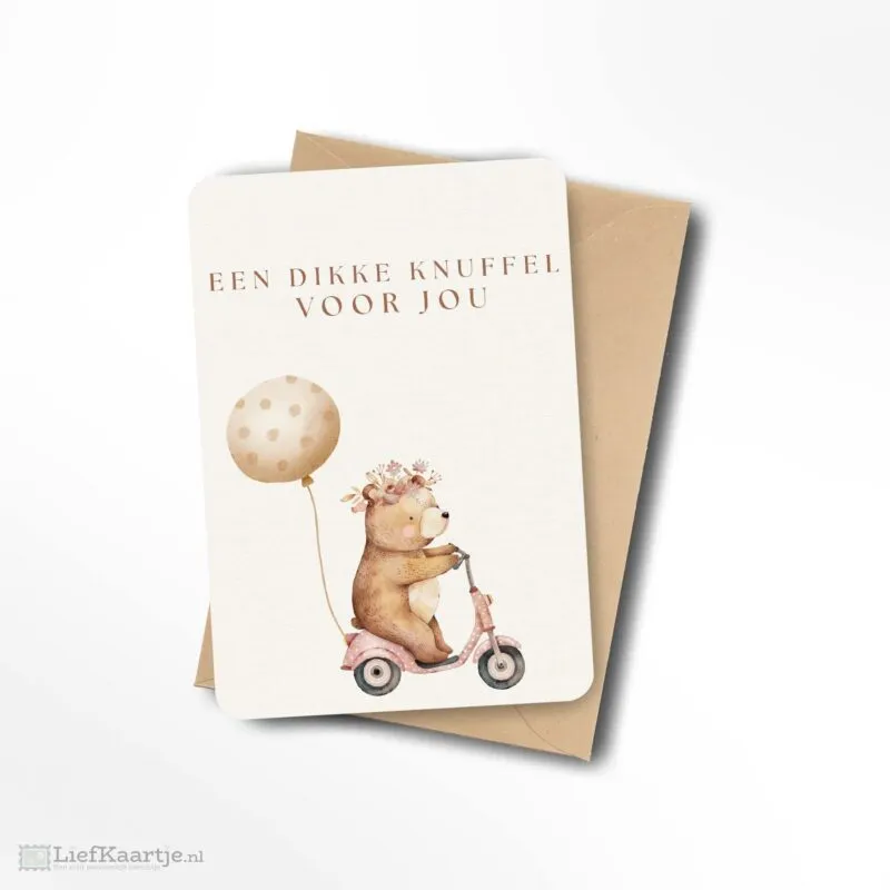 Een dikke knuffel voor jou