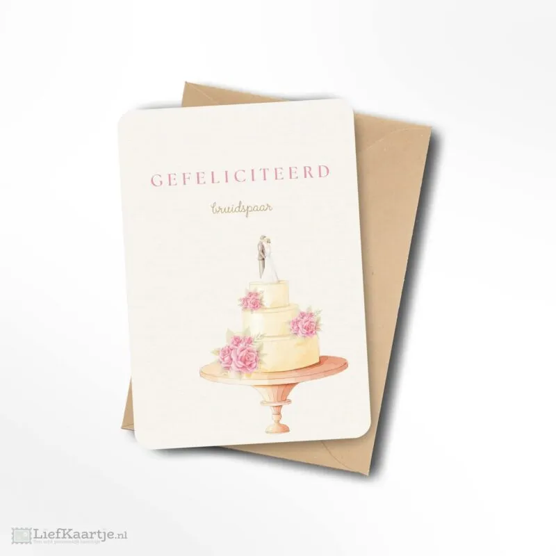 Gefeliciteerd bruidspaar