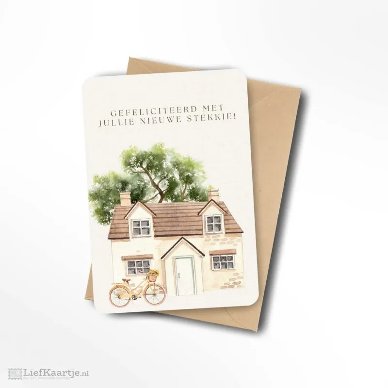 gefeliciteerd met jullie nieuwe stekkie