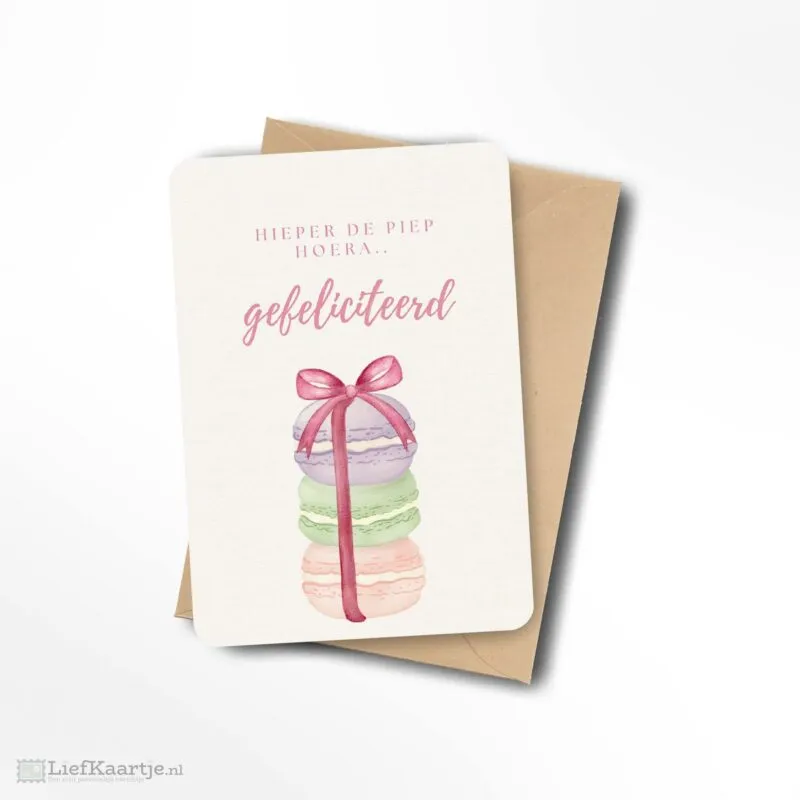 Hieper de piep hoera gefeliciteerd