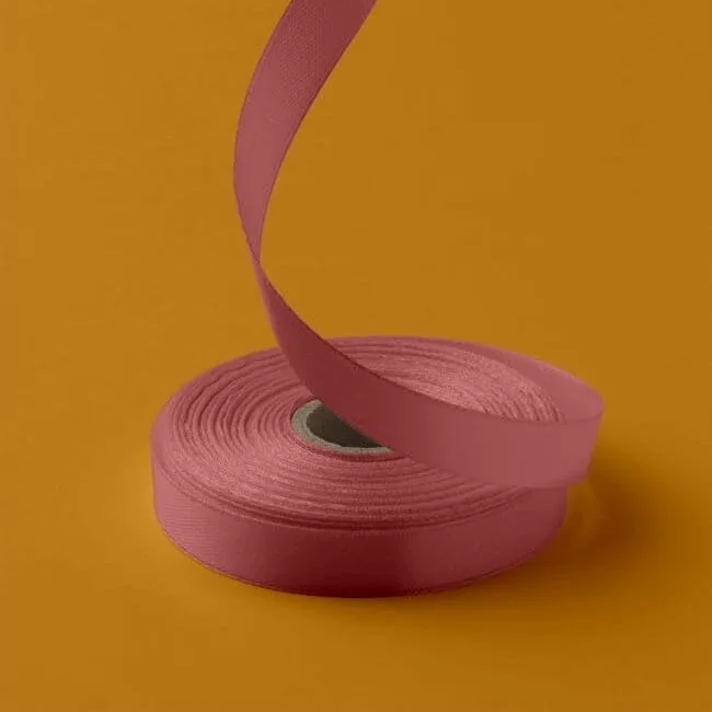 Lint oud roze 15mm