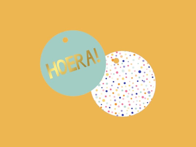 Hoera confetti 1st