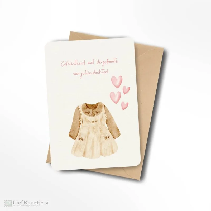 Gefeliciteerd met de geboorte van jullie dochter