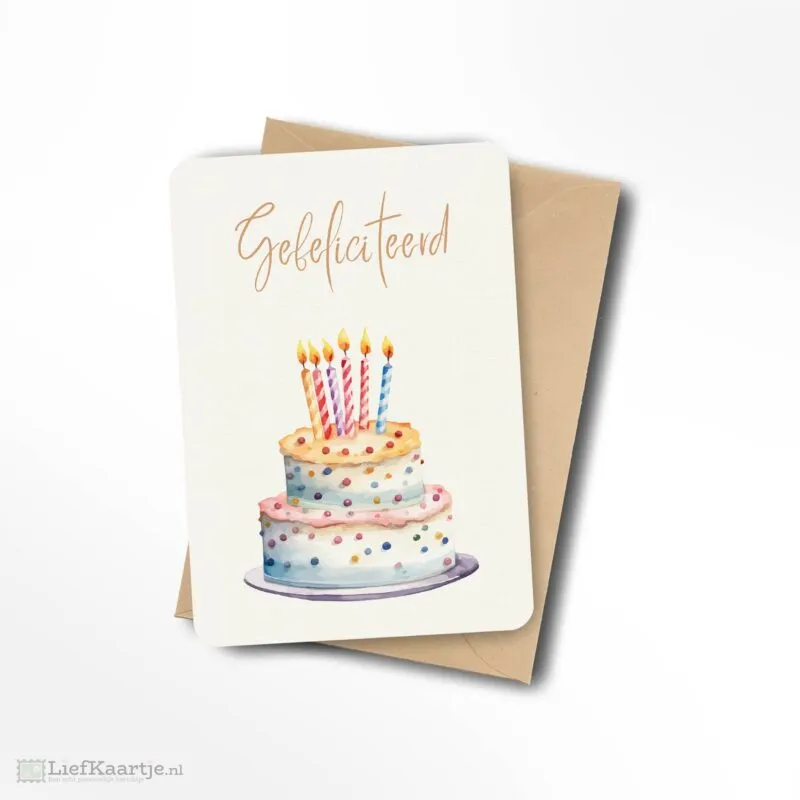 Gefeliciteerd Taart