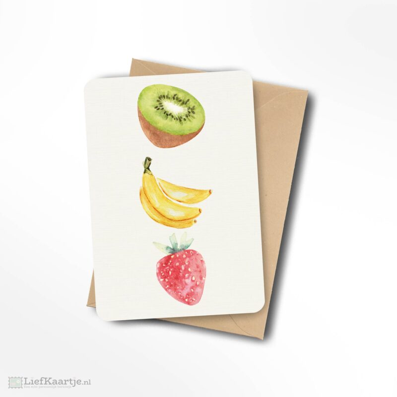 Kiwi banaan aardbei