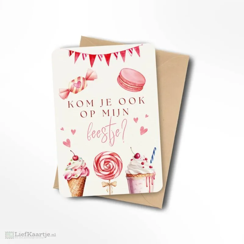 Kom je ook op mijn feestje rood