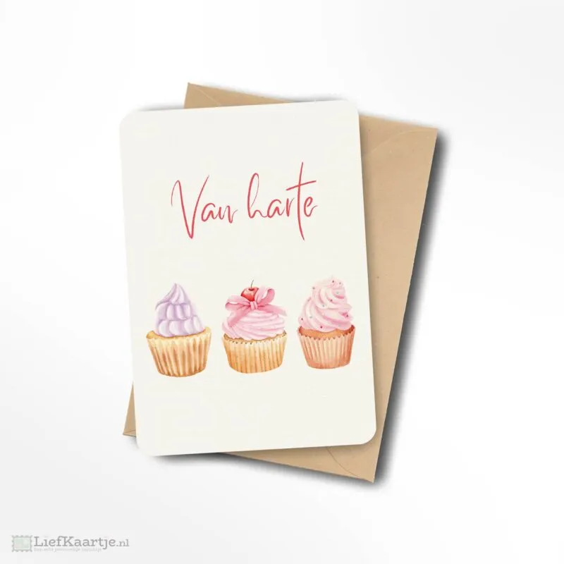 Van harte cupcakes