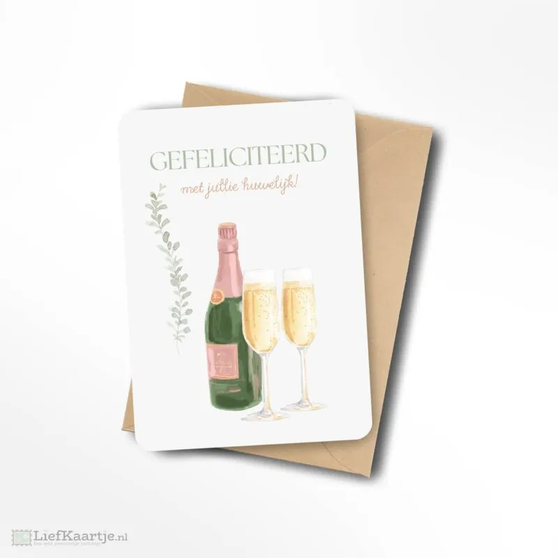 Gefeliciteerd met jullie huwelijk