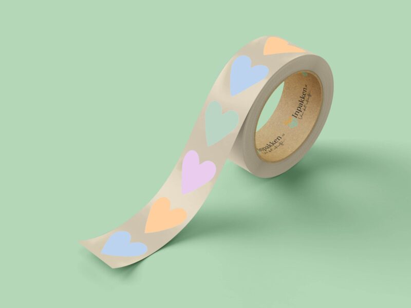 Hartjes pastel 4st