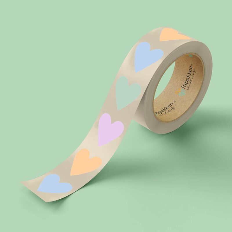 Hartjes pastel 4st
