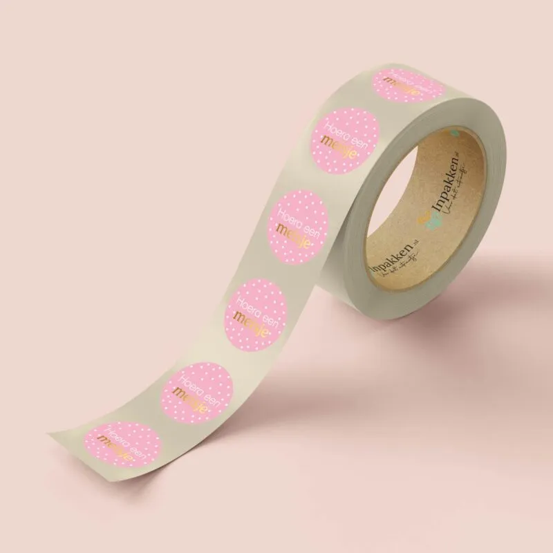 Hoera een meisje stipjes 1st