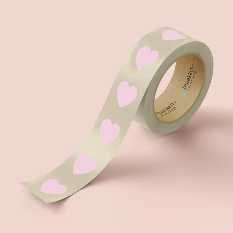 Kleine hartjes roze 1st