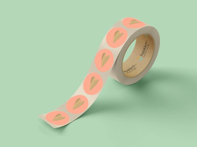 Oranje goud hartje 1st