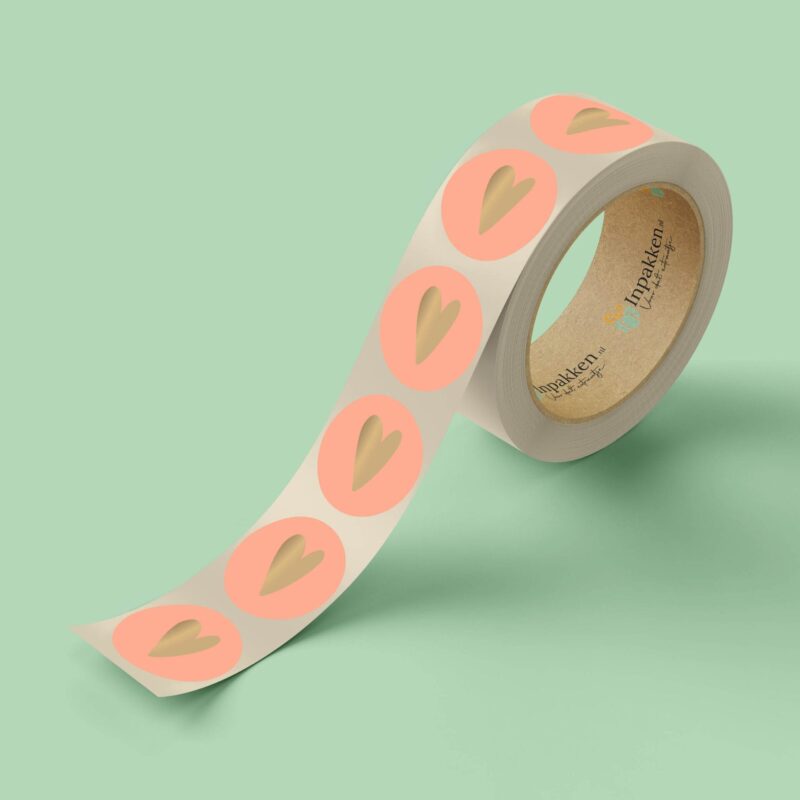 Oranje goud hartje 1st