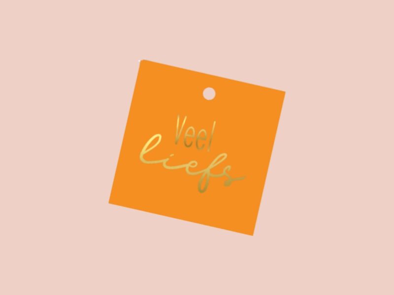 Veel liefs oranje 1st