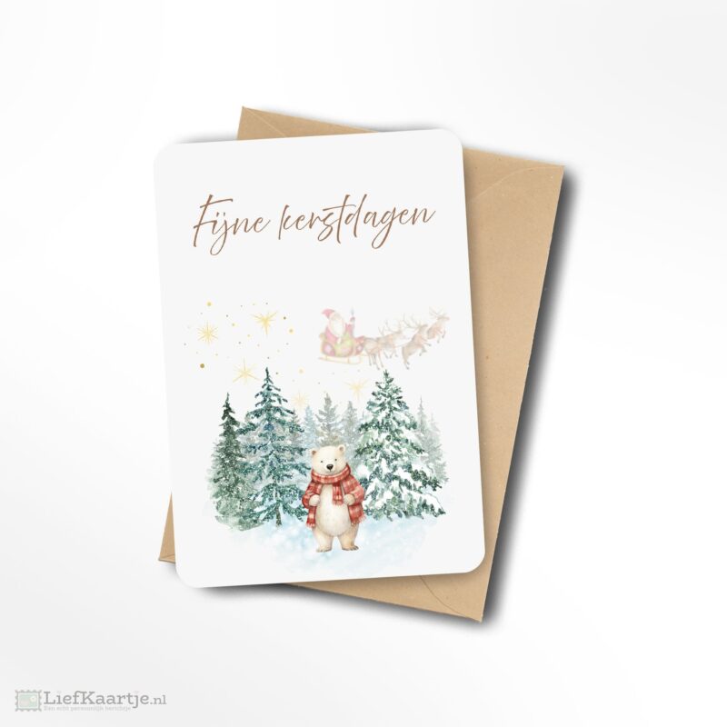 Fijne kerstdagen ijsbeertje