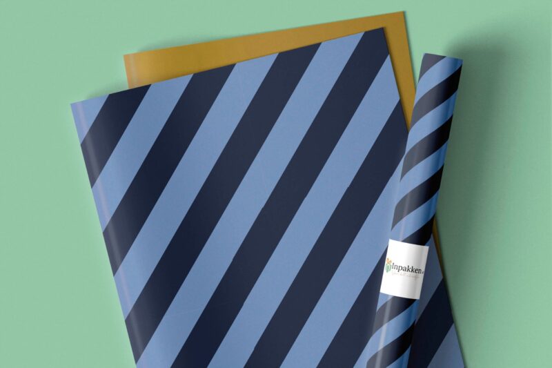 Streepje blauw goud