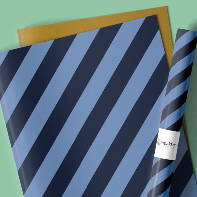 Streepje blauw goud