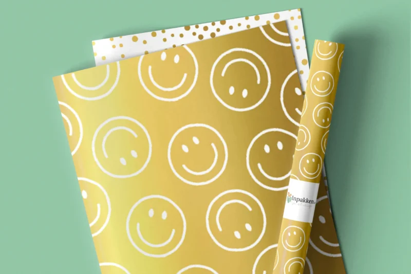 Smileys goud 30cm