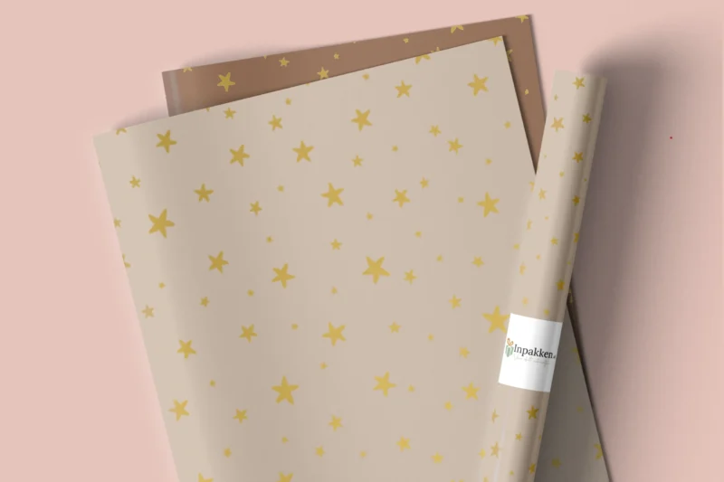 Sterretjes beige bruin