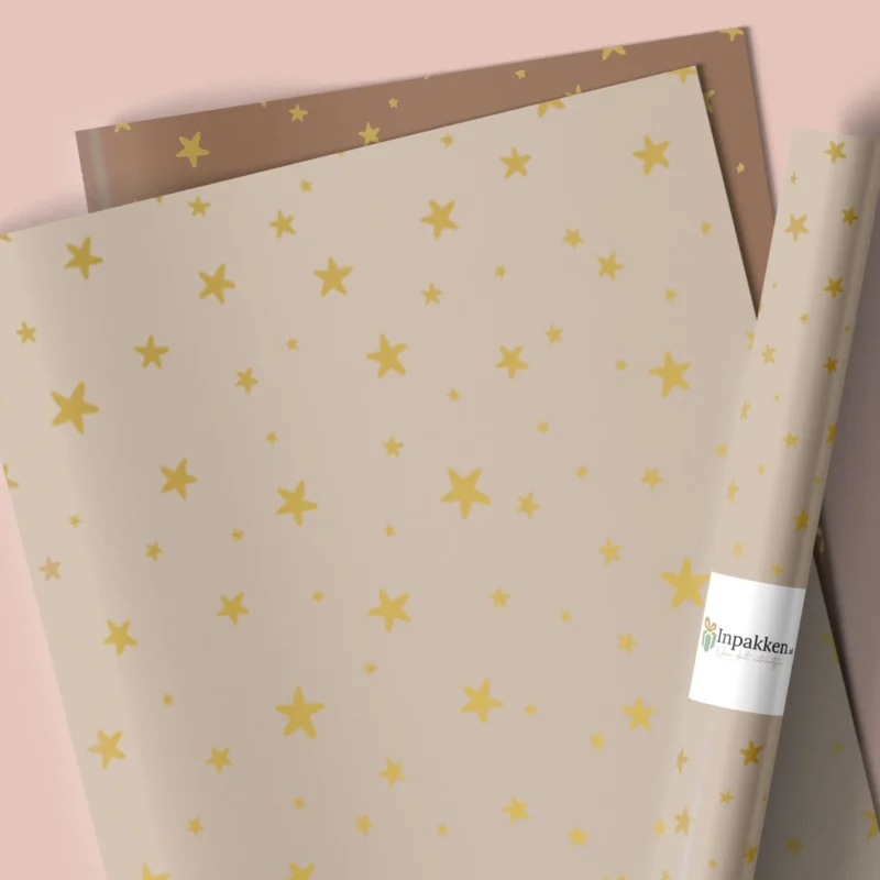 Sterretjes beige bruin