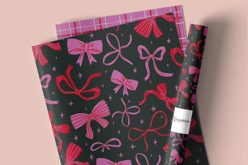 Strikjes en klassiek roze 70cm