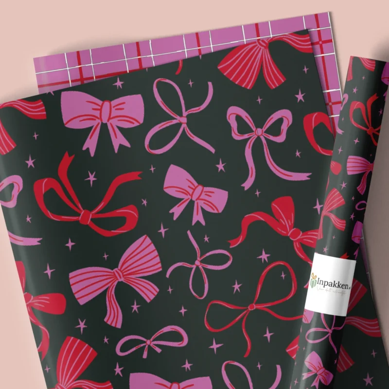 Strikjes en klassiek roze 70cm