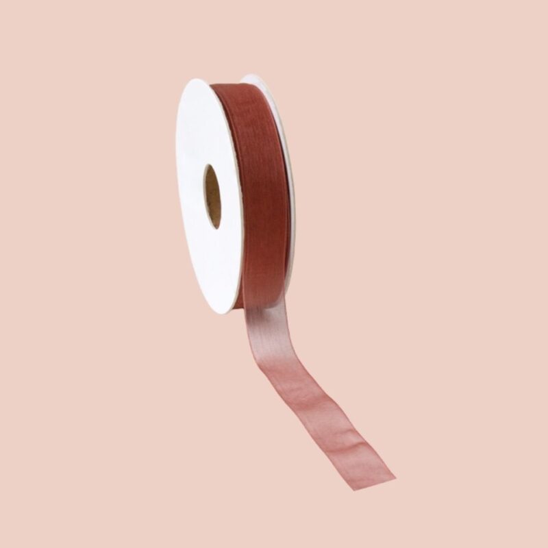 Lint speciaal bruin rood 15mm