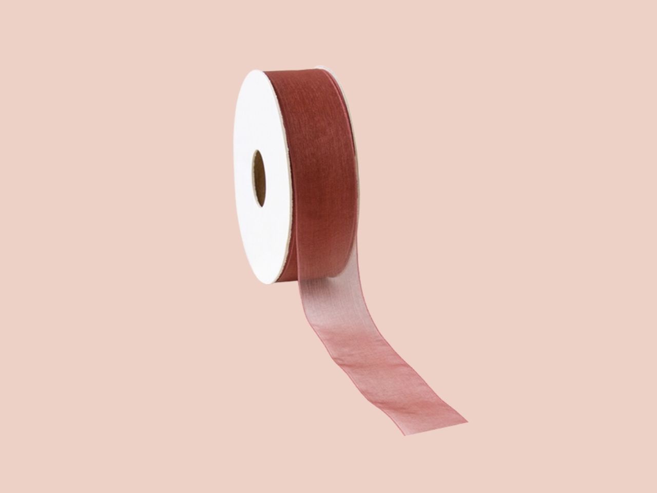 Lint bruin rood 25mm