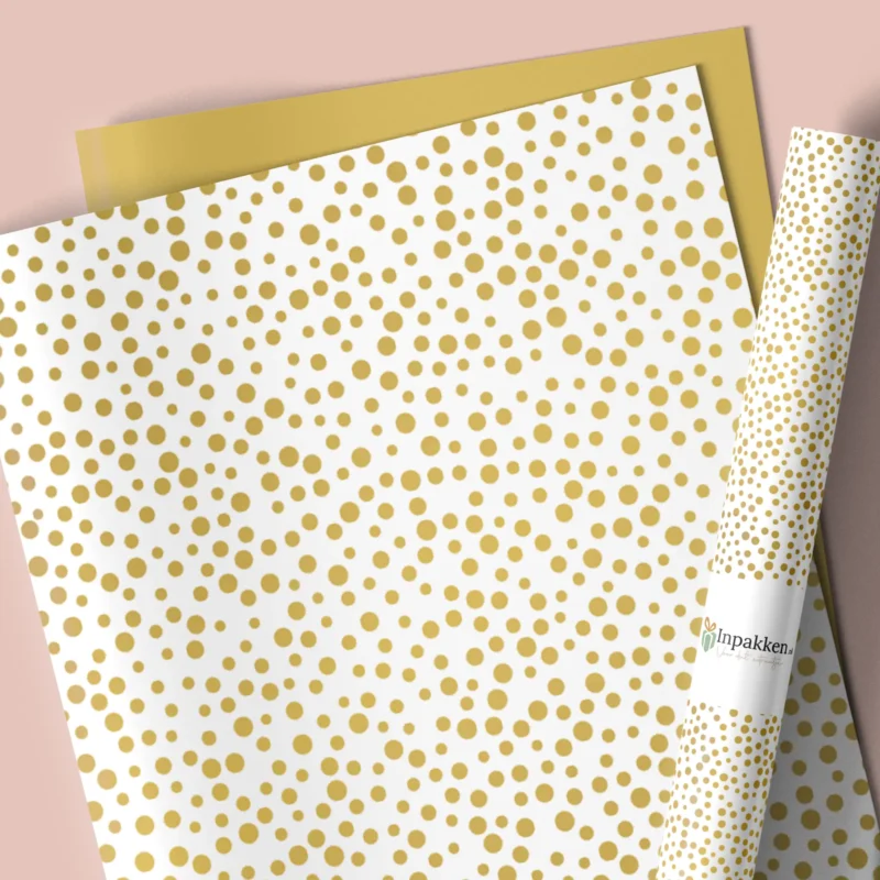 Gouden stipjes goud 50cm