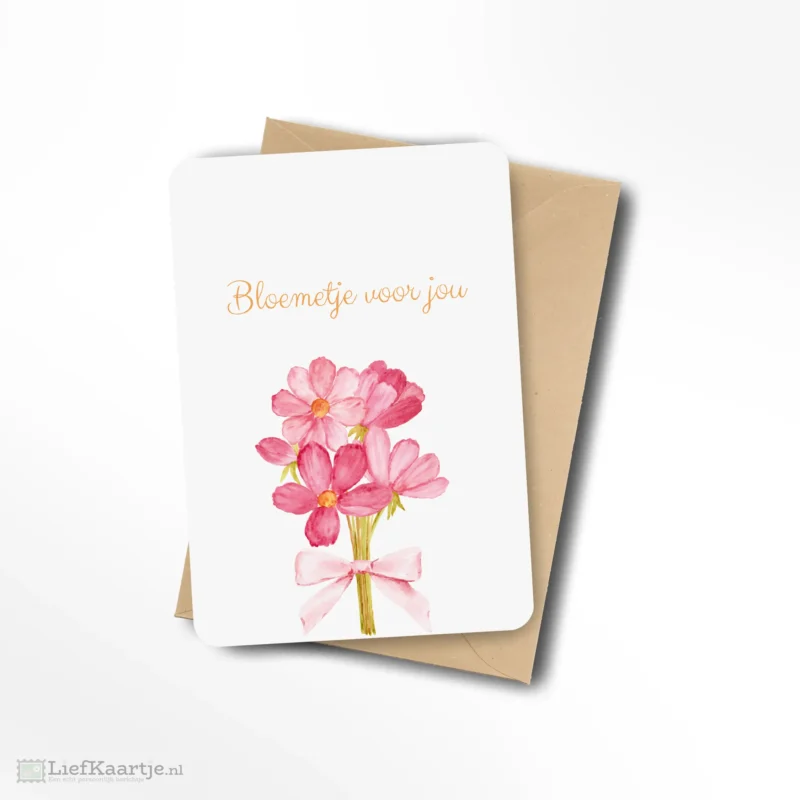 Bloemetje voor jou