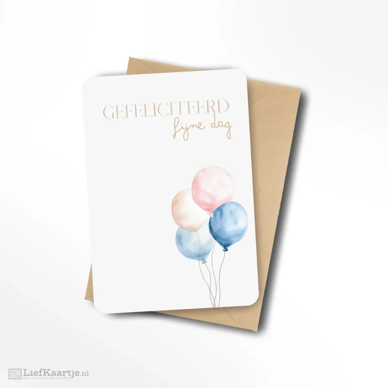 Gefeliciteerd fijne dag