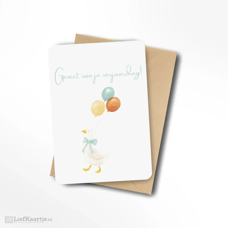 Geniet van je verjaardag