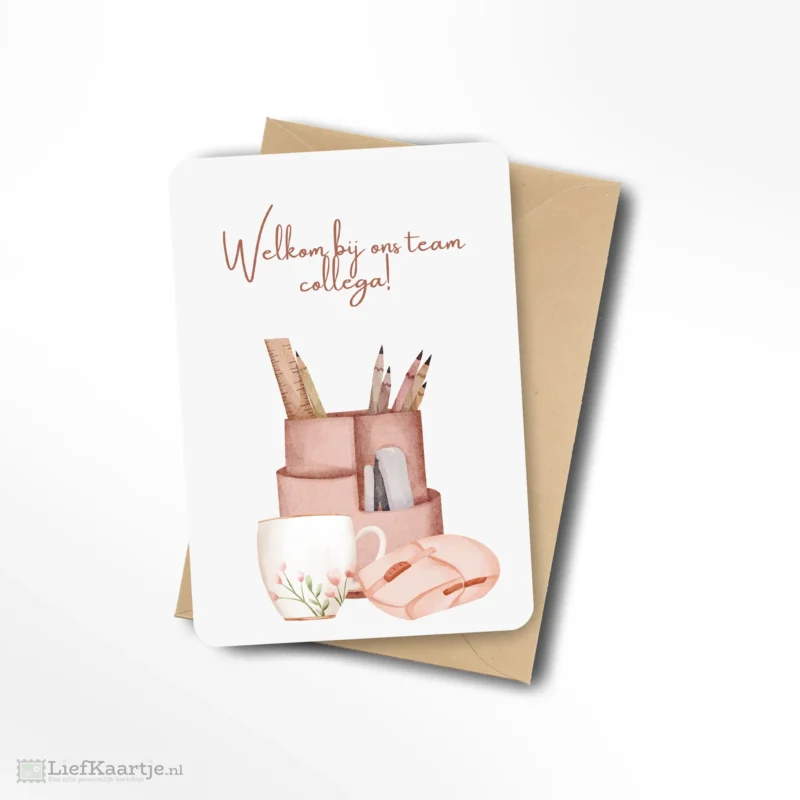 Welkom bij ons team collega muis