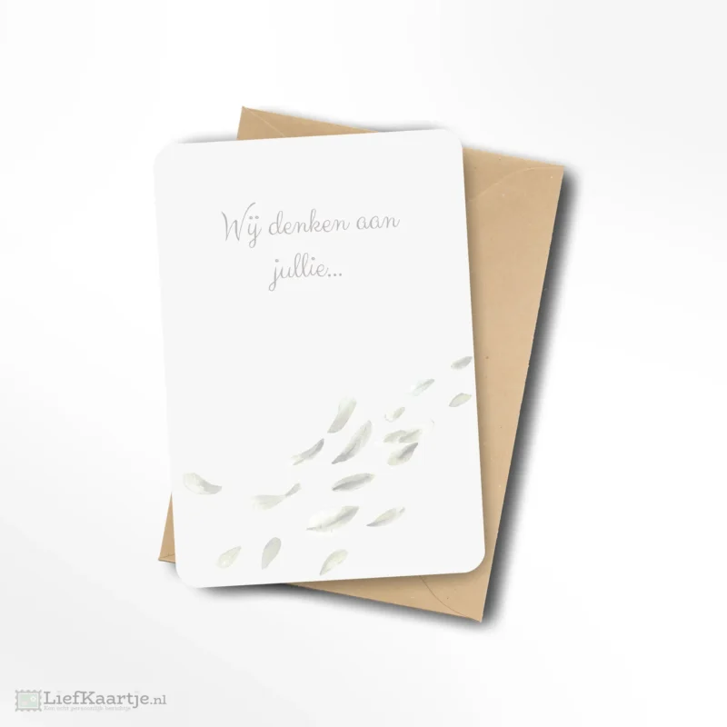 Wij denken aan jullie