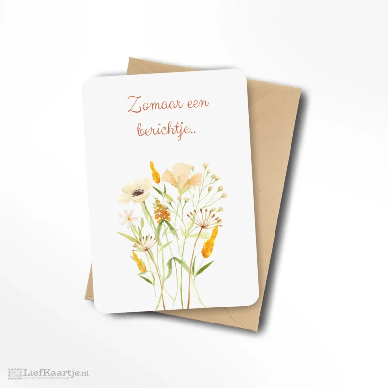 Zomaar een berichtje