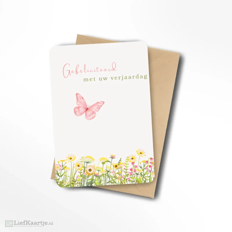 Gefeliciteerd met uw verjaardag