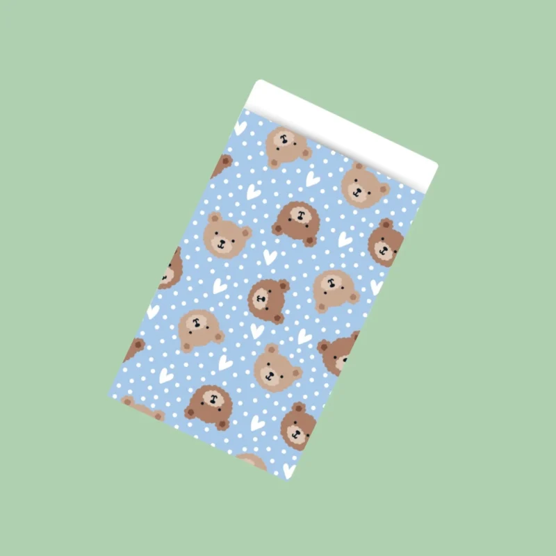 Lief beertje blauw M