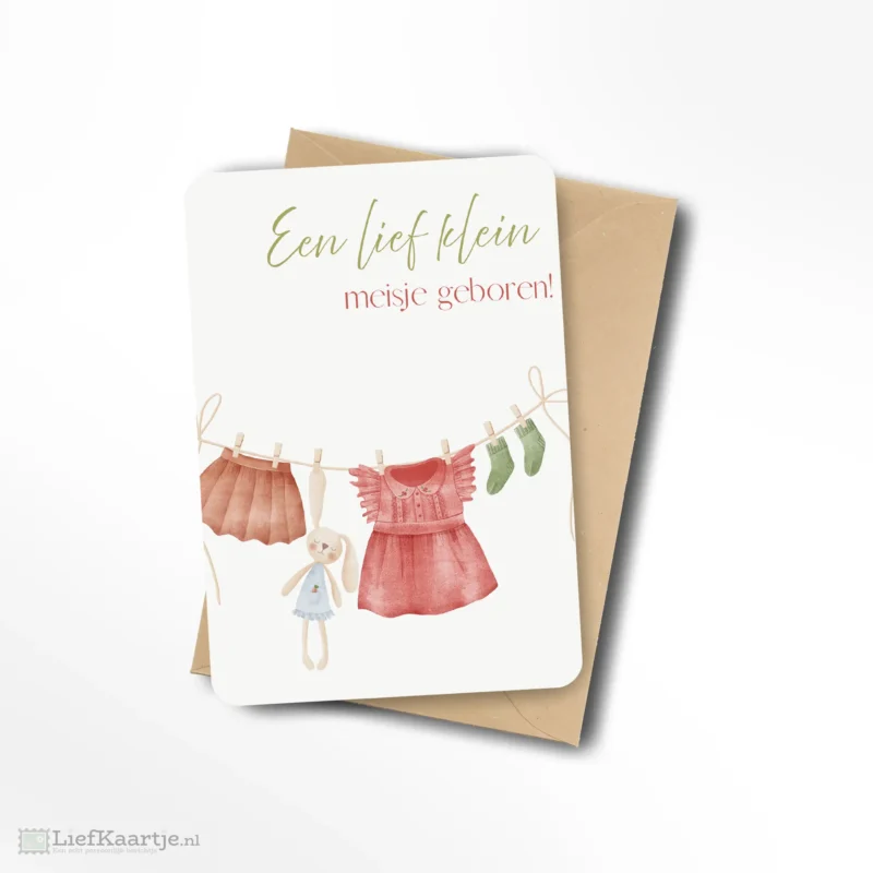 Een lief klein meisje geboren