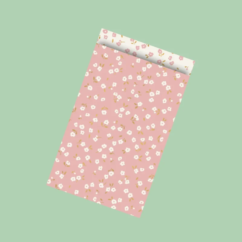 Lief bloemetje Roze M