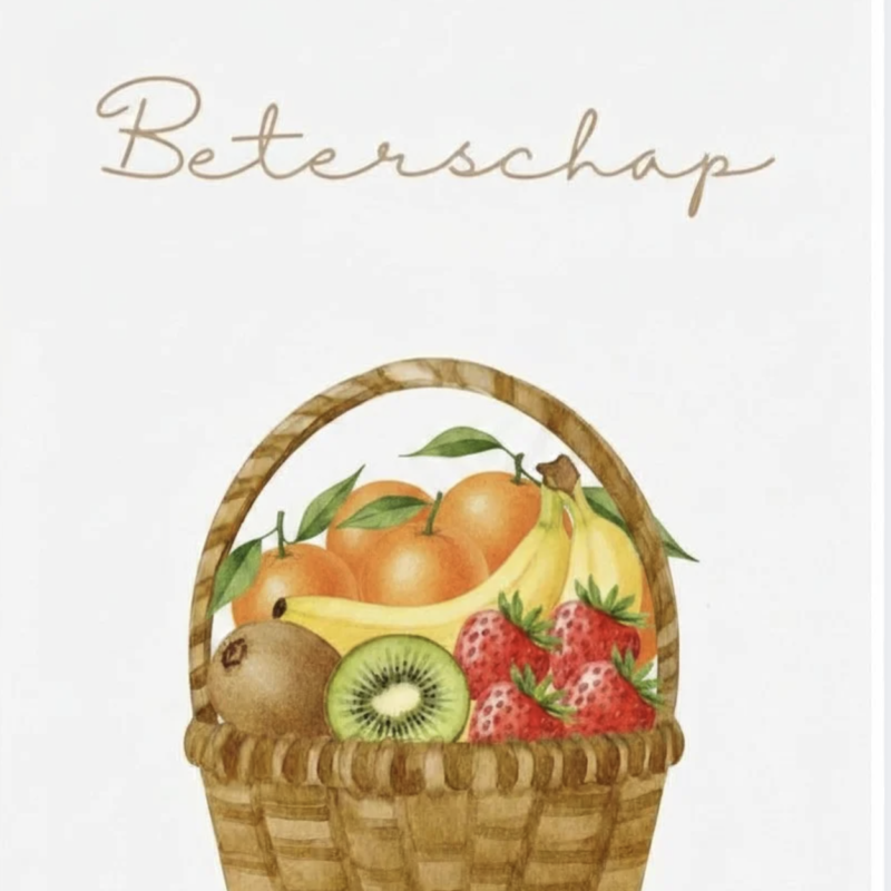 Beterschap mand fruit