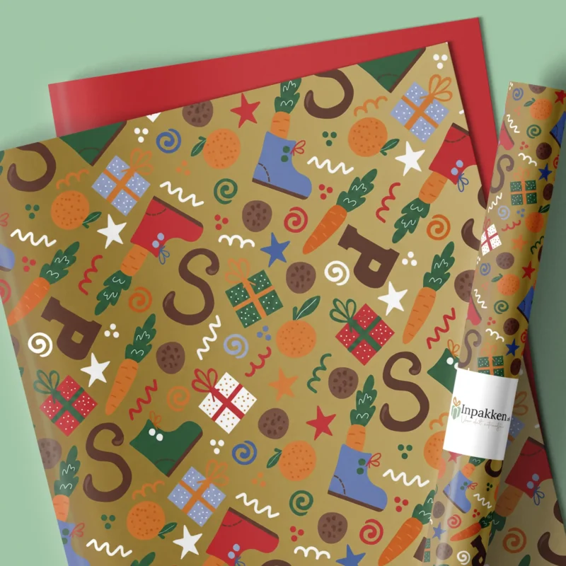 Letter wortel schoentje cadeautje 50cm