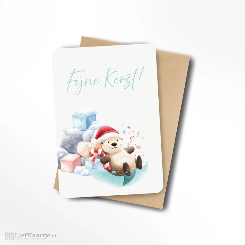 Fijne kerst otter